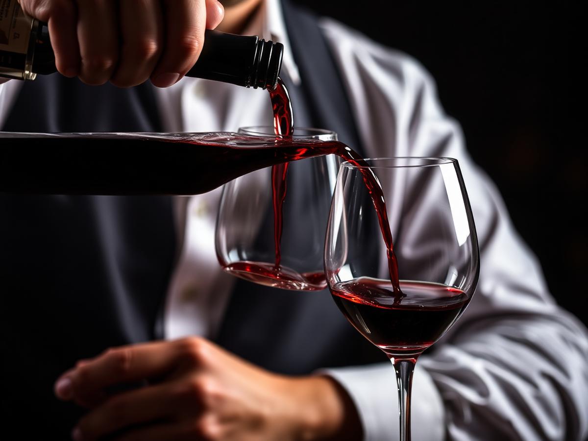 The pour · Bourgogne