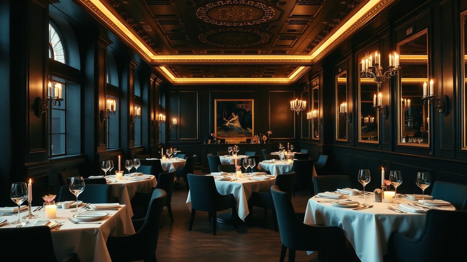 The dining room